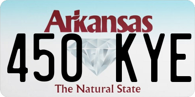 AR license plate 450KYE