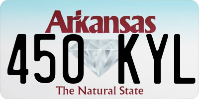 AR license plate 450KYL