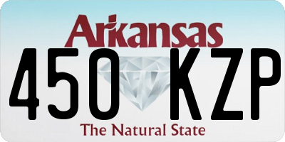 AR license plate 450KZP