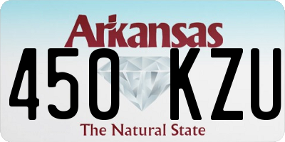 AR license plate 450KZU