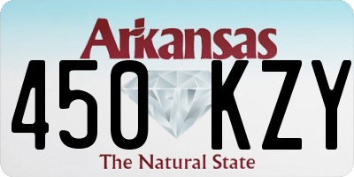 AR license plate 450KZY