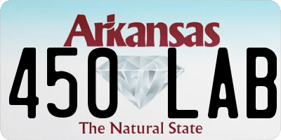 AR license plate 450LAB