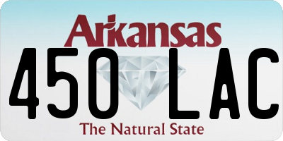 AR license plate 450LAC