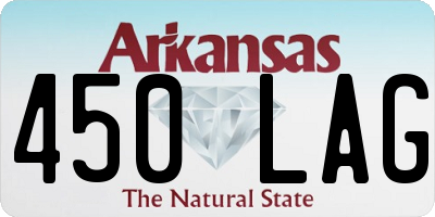 AR license plate 450LAG