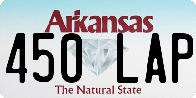 AR license plate 450LAP