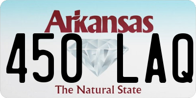 AR license plate 450LAQ
