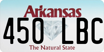AR license plate 450LBC