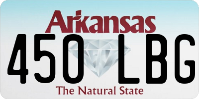 AR license plate 450LBG