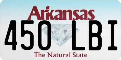 AR license plate 450LBI