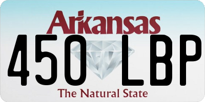 AR license plate 450LBP