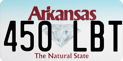 AR license plate 450LBT