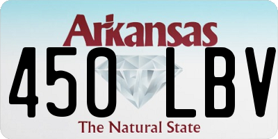 AR license plate 450LBV