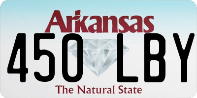AR license plate 450LBY