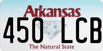 AR license plate 450LCB