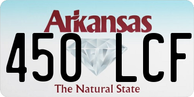 AR license plate 450LCF