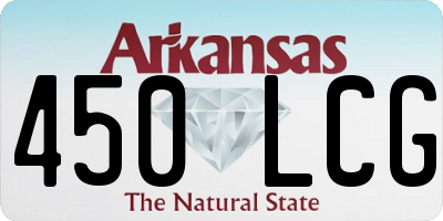AR license plate 450LCG