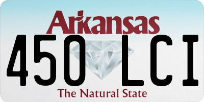 AR license plate 450LCI