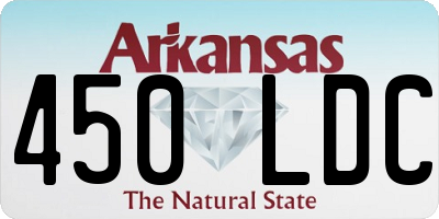 AR license plate 450LDC