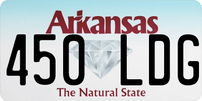 AR license plate 450LDG