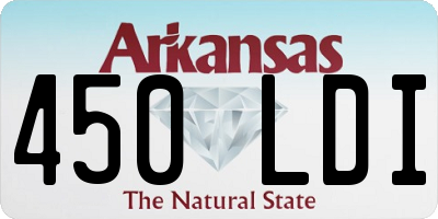 AR license plate 450LDI