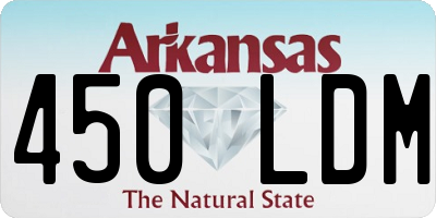AR license plate 450LDM
