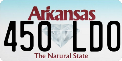 AR license plate 450LDO