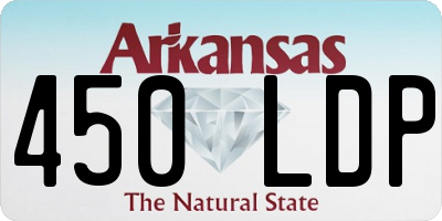 AR license plate 450LDP