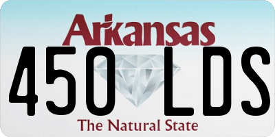 AR license plate 450LDS