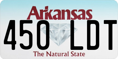 AR license plate 450LDT