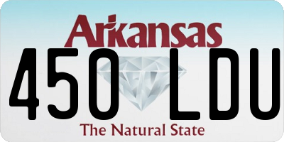 AR license plate 450LDU