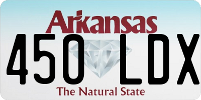 AR license plate 450LDX