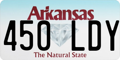 AR license plate 450LDY