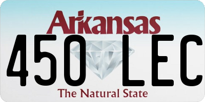 AR license plate 450LEC