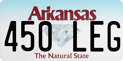 AR license plate 450LEG