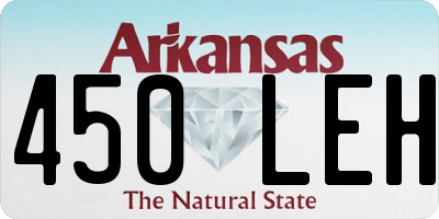 AR license plate 450LEH