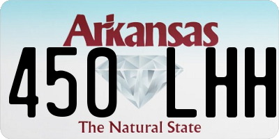 AR license plate 450LHH