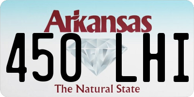 AR license plate 450LHI