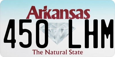 AR license plate 450LHM