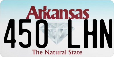 AR license plate 450LHN