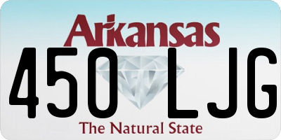 AR license plate 450LJG