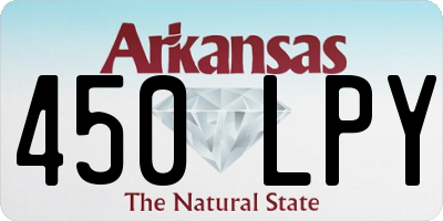 AR license plate 450LPY