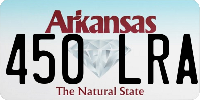 AR license plate 450LRA