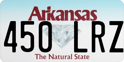 AR license plate 450LRZ