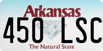 AR license plate 450LSC