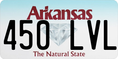 AR license plate 450LVL