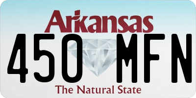 AR license plate 450MFN