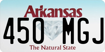 AR license plate 450MGJ