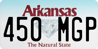 AR license plate 450MGP