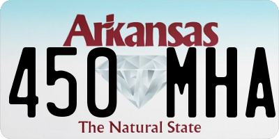 AR license plate 450MHA