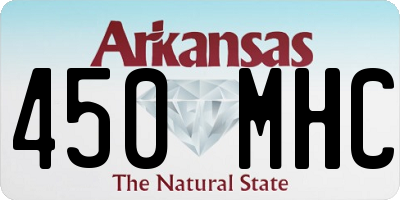 AR license plate 450MHC